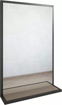 Зеркало 55,8x85 см тауп матовый/черный Sanflor Норд C08103