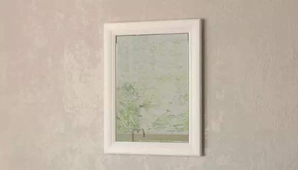 Зеркало 55х70 см белый Velvex Alba zkALB.55-210