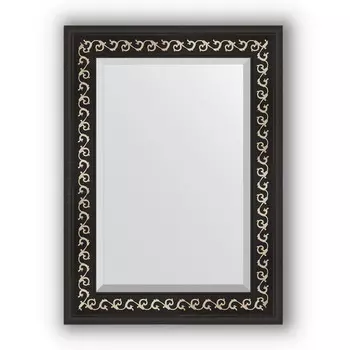 Зеркало 55x75 см черный ардеко Evoform Exclusive BY 1125