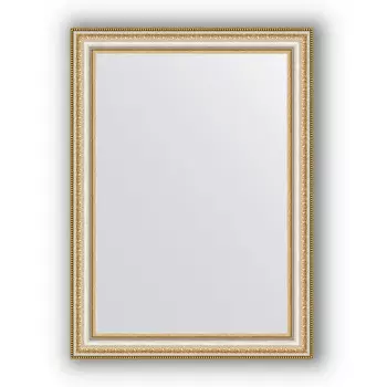 Зеркало 55x75 см золотые бусы на серебре Evoform Definite BY 0797