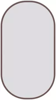 Зеркало 55x95 см шоколад матовый Caprigo Контур М-359-L809