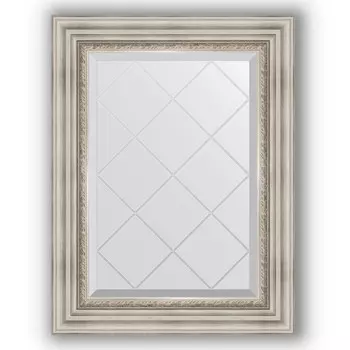 Зеркало 56x74 см римское серебро Evoform Exclusive-G BY 4018