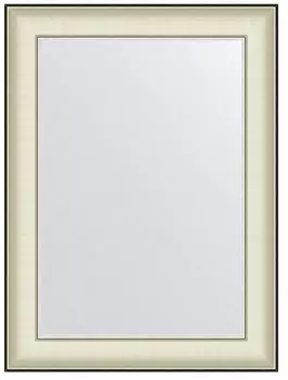 Зеркало 58x78 см белая кожа с хромом Evoform Definite BY 7626