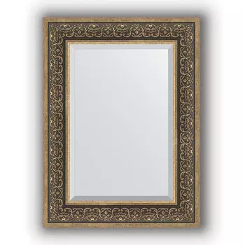Зеркало 59x79 см вензель серебряный Evoform Exclusive BY 3397