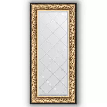 Зеркало 60x130 см барокко золото Evoform Exclusive-G BY 4079