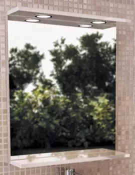 Зеркало 60х68,5 см белый глянец Comforty K-60 00003120320