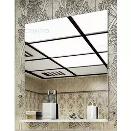 Зеркало 60х70 см белый глянец Санта Сити 101201