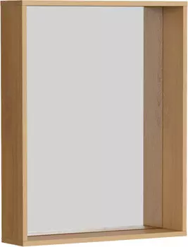 Зеркало 60x75 см дуб золотой Aqwella Basic BAS0207DZ