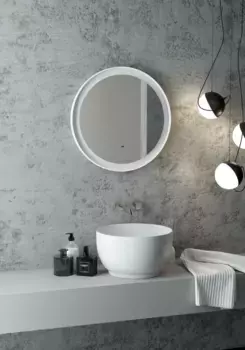 Зеркало 60x60 см Art&Max Napoli AM-Nap-600-DS-F-White