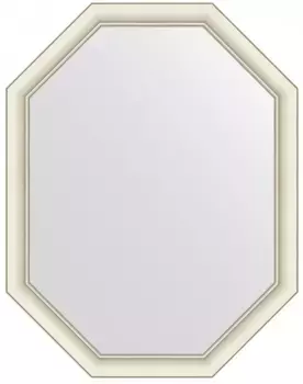 Зеркало 61x81 см белый с серебром Evoform Octagon BY 7435