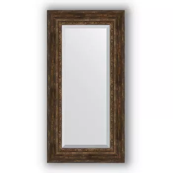Зеркало 62x122 см состаренное дерево с орнаментом Evoform Exclusive BY 3508