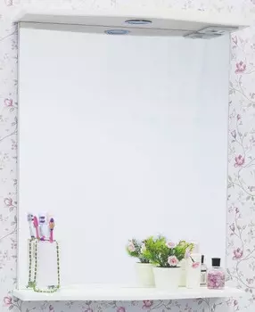 Зеркало 60x72 см белый матовый Sanflor Софи C02654