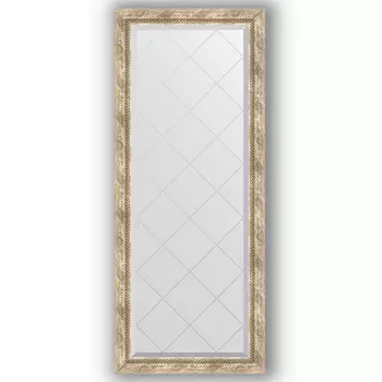 Зеркало 63x153 см прованс с плетением Evoform Exclusive-G BY 4134