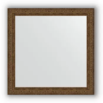 Зеркало 64x64 см виньетка состаренная бронза Evoform Definite BY 3137