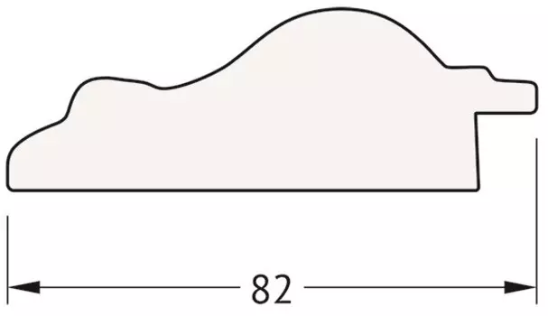 Зеркало 65x154 см старый гипс Evoform Exclusive-G BY 4140