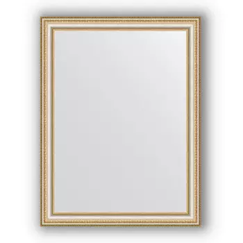 Зеркало 65x85 см золотые бусы на серебре Evoform Definite BY 1012