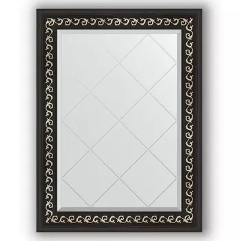 Зеркало 65x87 см черный ардеко Evoform Exclusive-G BY 4096