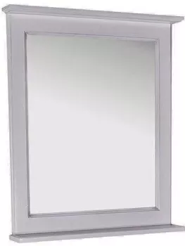 Зеркало 69,2х84 см белый серебряная патина ASB-Woodline Прато