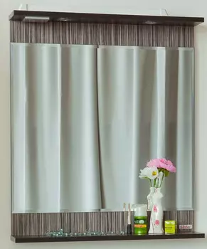 Зеркало 69,4х73,6 см венге/зебрано Sanflor Толедо H0000001261