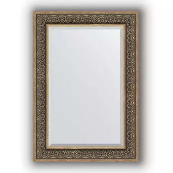 Зеркало 69x99 см вензель серебряный Evoform Exclusive BY 3449