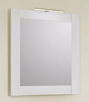 Зеркало 70х80 см с подсветкой сосна беленая Aqwella 5 Stars Symphony Sim.02.07/SB