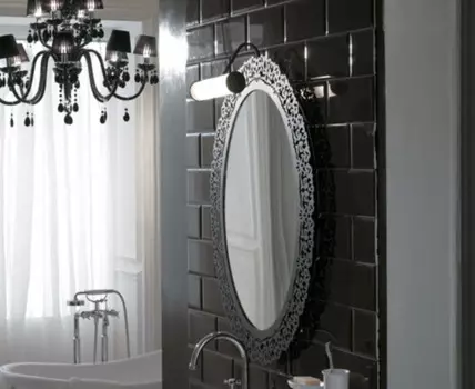 Зеркало 71 см античный металл Globo Paestum PASR38met.antico