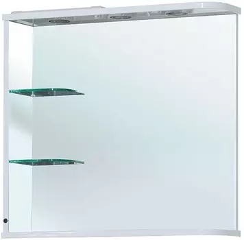 Зеркало 71x68 см белый глянец L Bellezza Рио 4613611062013