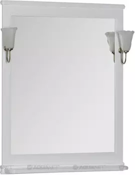 Зеркало 72,2х100 см белый Aquanet Валенса 00180150