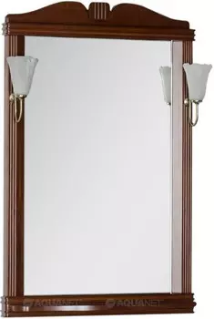 Зеркало 72,9х91,2 см орех Aquanet Николь 00180513