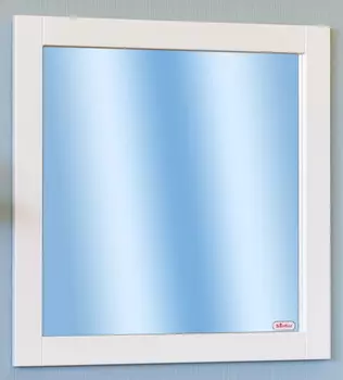 Зеркало 72x72 см белый матовый Sanflor Ванесса C000005878