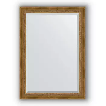 Зеркало 73x103 см состаренное бронза с плетением Evoform Exclusive BY 3458