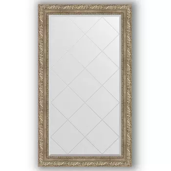 Зеркало 75x130 см виньетка античное серебро Evoform Exclusive-G BY 4229