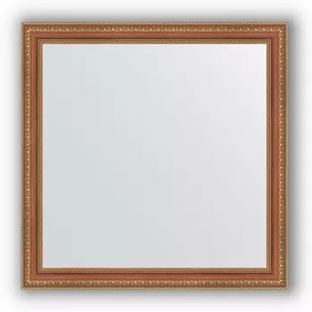 Зеркало 75x75 см бронзовые бусы на дереве Evoform Definite BY 3235