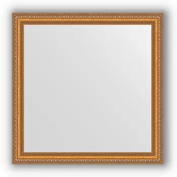 Зеркало 75x75 см золотые бусы на бронзе Evoform Definite BY 3234