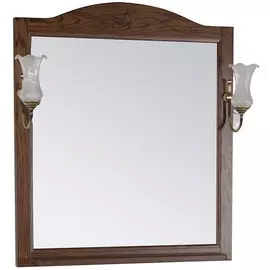 Зеркало 79х90,1 см антикварный орех ASB-Woodline Салерно
