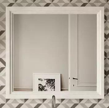 Зеркало 80x75 см белый глянец Kerama Marazzi Pompei PO.mi.80\WHT