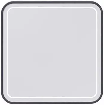 Зеркало 80x80 см графит матовый Caprigo Контур М-288S-L810