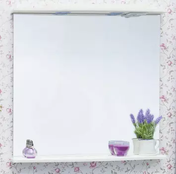 Зеркало 82,8x72 см белый матовый Sanflor Софи C02659