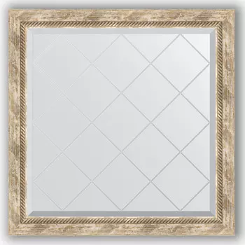 Зеркало 83x83 см прованс с плетением Evoform Exclusive-G BY 4306