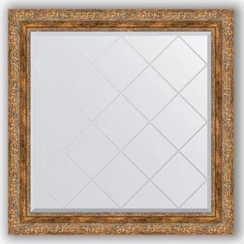 Зеркало 85x85 см виньетка античная бронза Evoform Exclusive-G BY 4316