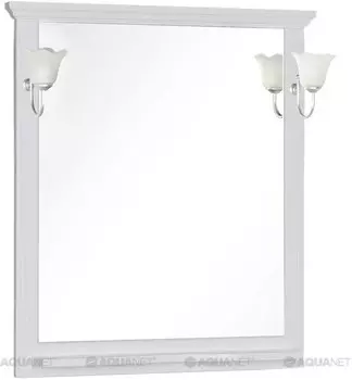 Зеркало 87,7х100 см белый Aquanet Лагуна 00175305