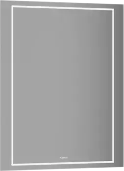 Зеркало Aqwella Vision VIS0206BH 60x70 см, с LED-подсветкой, сенсорным выключателем, диммером, антизапотеванием