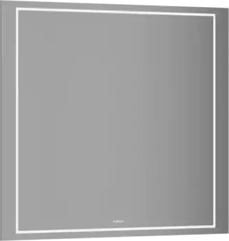Зеркало Aqwella Vision VIS0208BH 80x70 см, с LED-подсветкой, сенсорным выключателем, диммером, антизапотеванием