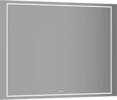 Зеркало Aqwella Vision VIS0210BH 100x70 см, с LED-подсветкой, сенсорным выключателем, диммером, антизапотеванием