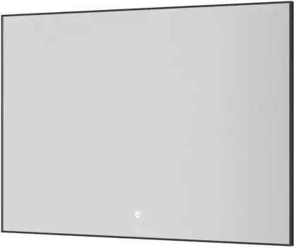 Зеркало Armadi Art 543-100-GM 100x70 см, с LED-подсветкой, сенсорным выключателем, диммером, антизапотеванием, оружейная сталь