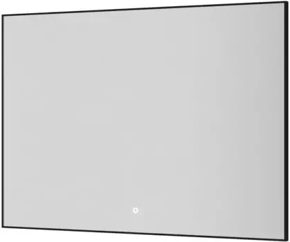 Зеркало Armadi Art 543-120-B 120x70 см, с LED-подсветкой, сенсорным выключателем, диммером, антизапотеванием, черный матовый