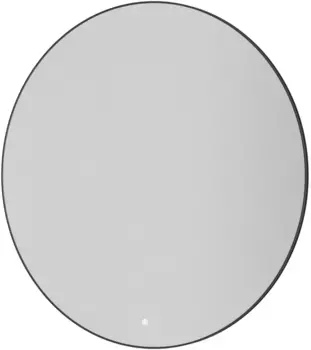 Зеркало Armadi Art 545-100-GM 100x100 см, с LED-подсветкой, сенсорным выключателем, диммером, антизапотеванием, оружейная сталь