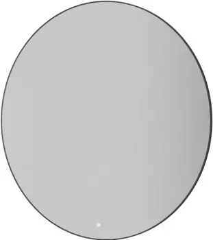Зеркало Armadi Art 545-120-GM 120x120 см, с LED-подсветкой, сенсорным выключателем, диммером, антизапотеванием, оружейная сталь