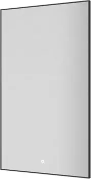 Зеркало Armadi Art 569-GM 60x100 см, с LED-подсветкой, сенсорным выключателем, диммером, антизапотеванием, оружейная сталь