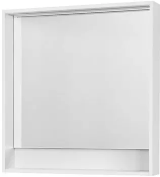 Зеркало белый глянец 80x85 см Акватон Капри 1A230402KP010